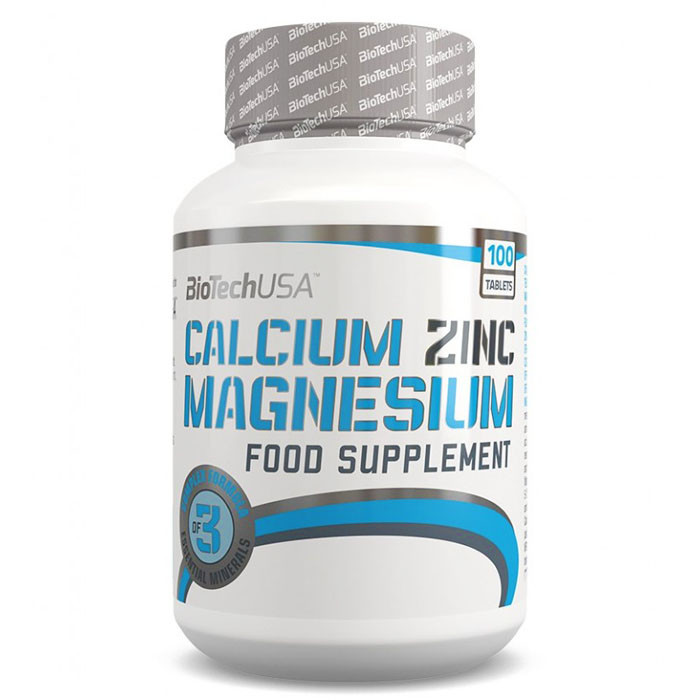 BioTech USA Calcium-Zinc-Magnesium (100 таб)