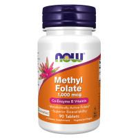 NOW Methyl Folate 1000 мкг 90 таб