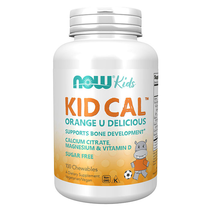 NOW Kid Cal Chewable 100 паст