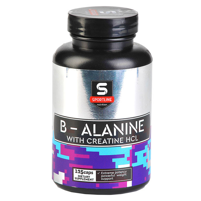 SportLine B-Alanine + Creatine HCl 125 капс