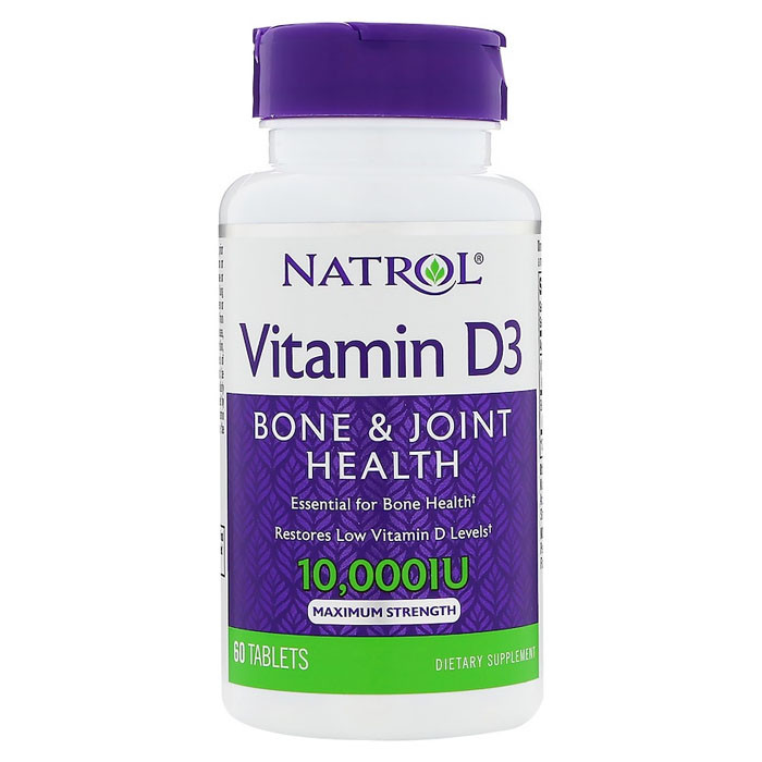 Natrol Vitamin D3 10000 IU (60 таб)