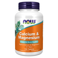 NOW Calcium &amp; Magnesium 100 таб