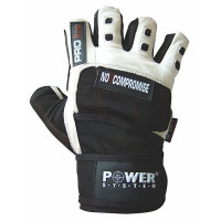 Перчатки PowerSystem PS2700 чёрно-белые