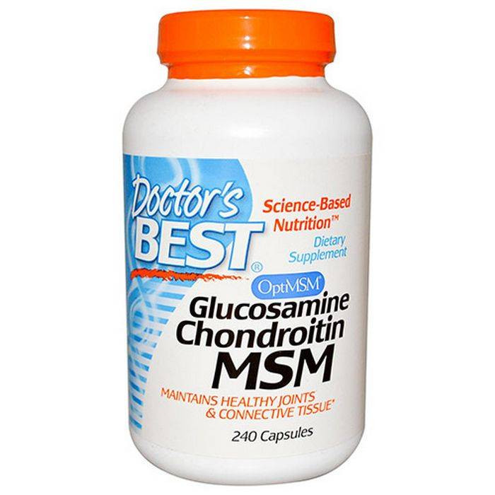 Doctors Best Glucosamine Chondroitin MSM (240 капс)