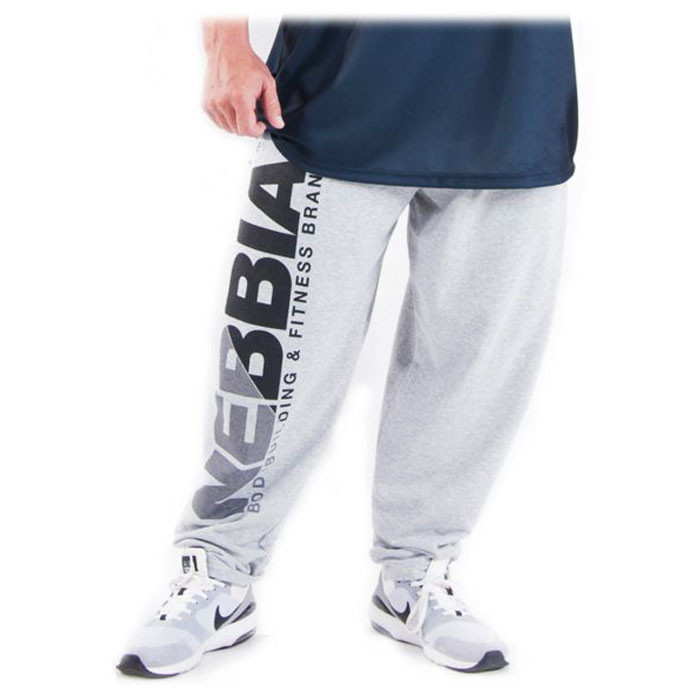 NEBBIA HardCore Fitness Sweatpants 310 Grey