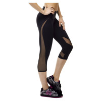 Бриджи с сеткой ProFit lp.071 черный