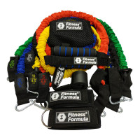 Набор трубчатых эспандеров Fitness Formula в тканевой оболочке (5 шт)