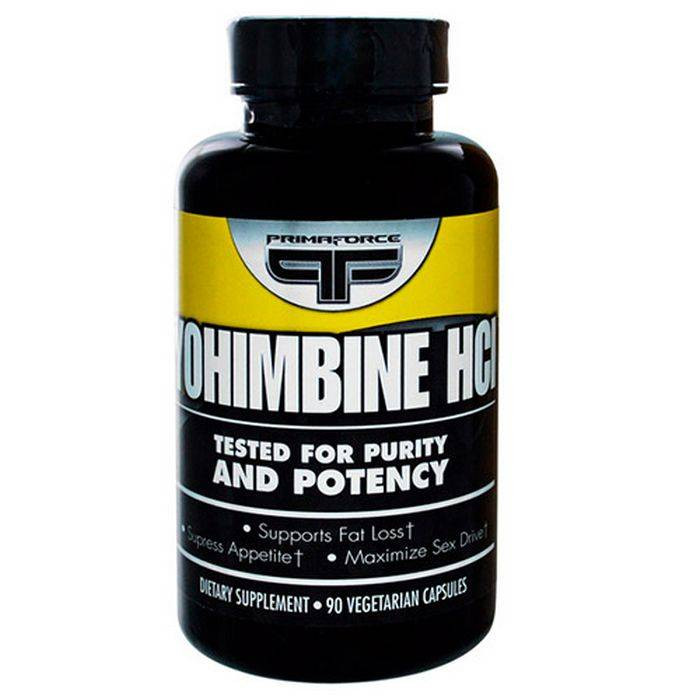 PrimaForce Yohimbine HCl (90 капс)