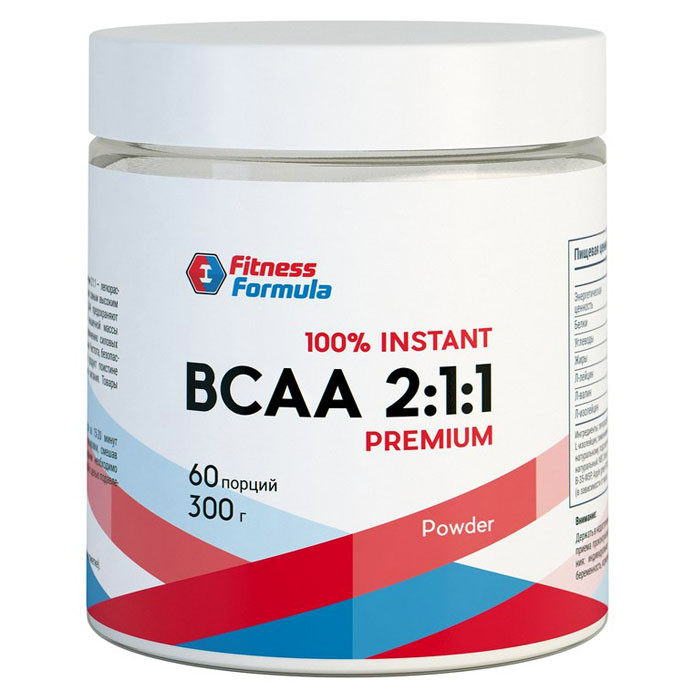 Fitness Formula BCAA 2:1:1 Premium 300 гр