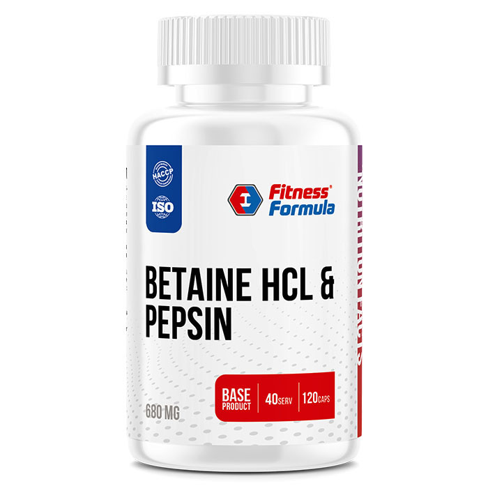 Fitness Formula Betaine HCl & Pepsin 680 мг 120 капс