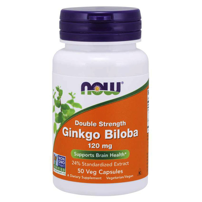 NOW Ginkgo Biloba 120 мг 50 капс