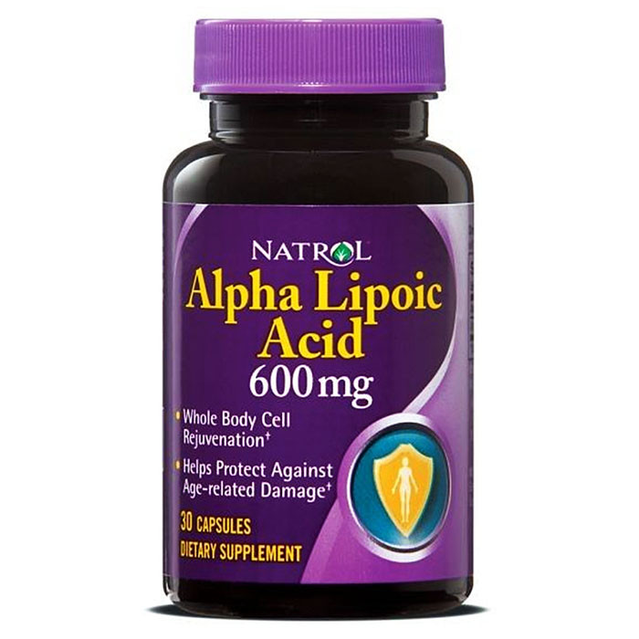 Natrol Alpha Lipoic Acid 600 мг (30 капс)