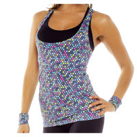 Майка принтованная ProFit mk.031 гексагон