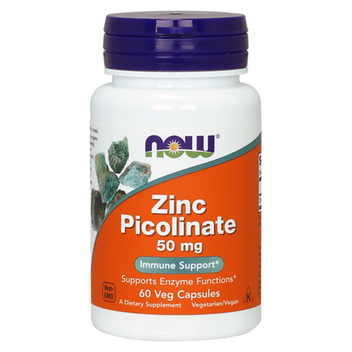 NOW Zinc Picolinate 50 мг 60 капс