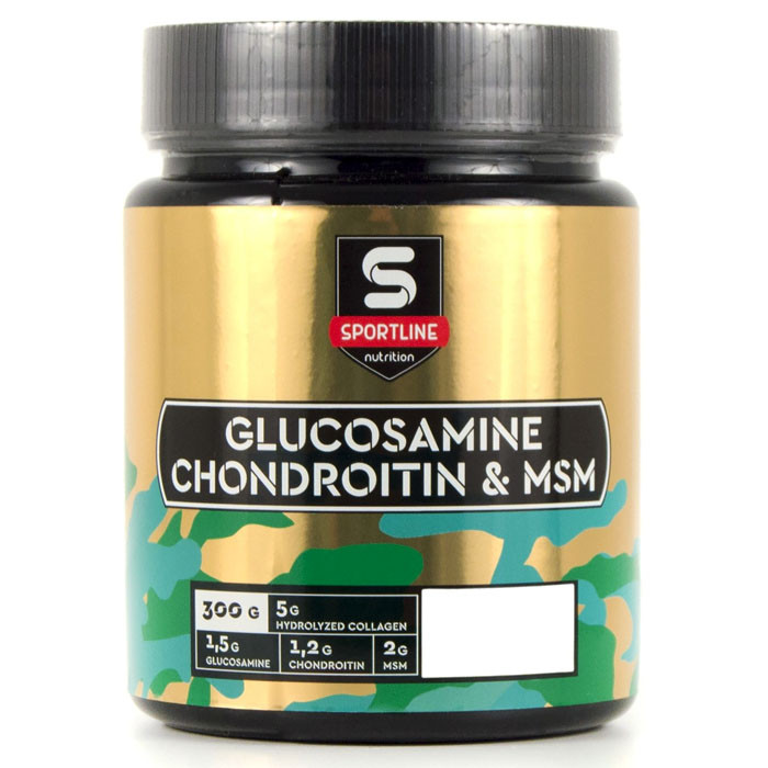 SportLine Glucosamine & Chondroitin & MSM Powder (300 гр)