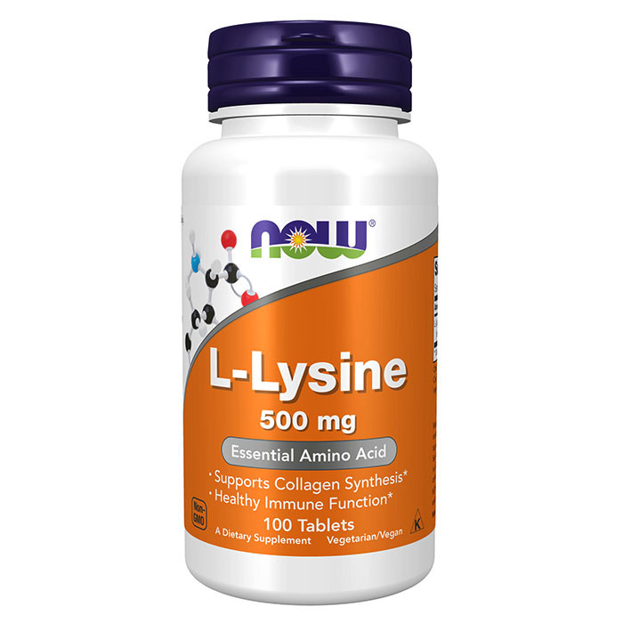NOW L-Lysine 500 мг 100 таб