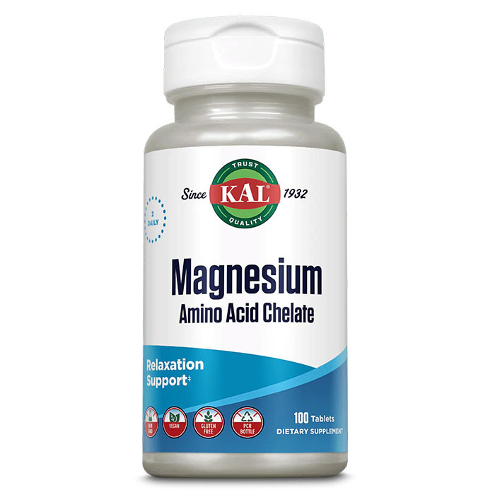 KAL Magnesium Amino Acid Chelate 100 таб