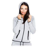 Kevin Levrone Hoodie Jacket 01 LW Melange Grey