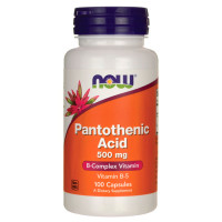NOW Pantothenic Acid 500 мг 100 капс