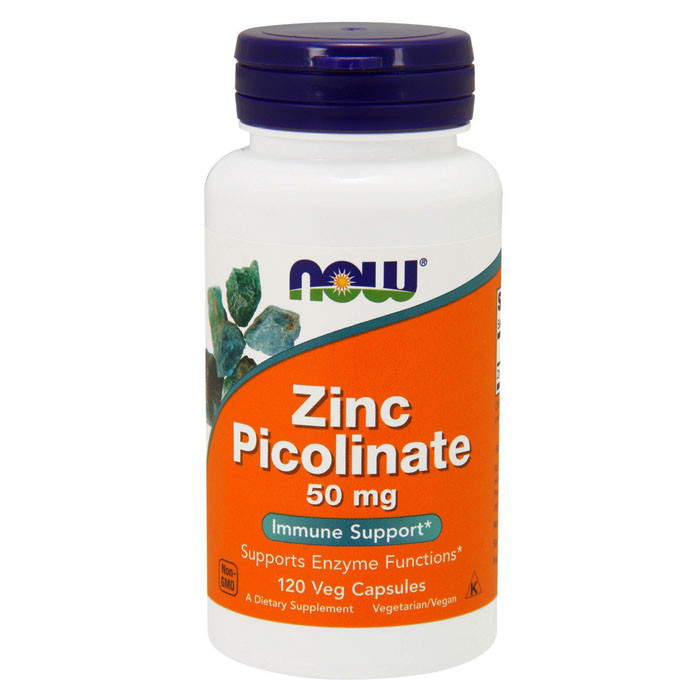 NOW Zinc Picolinate 50 мг 120 капс