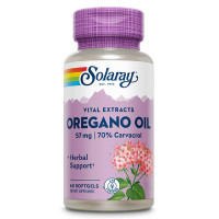 Solaray Oregano Oil 70% Carvacrol 60 гель-капс