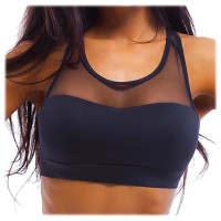 Топ с сеткой ProFit tb.030 (черный)