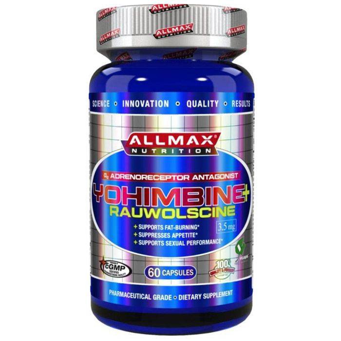 AllMax Nutrition Yohimbine+Rauwolscine (60 капс)
