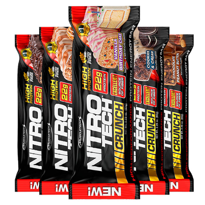 MuscleTech Nitro-Tech Crunch Bar (65 гр)