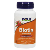 NOW Biotin 5000 мкг 60 капс