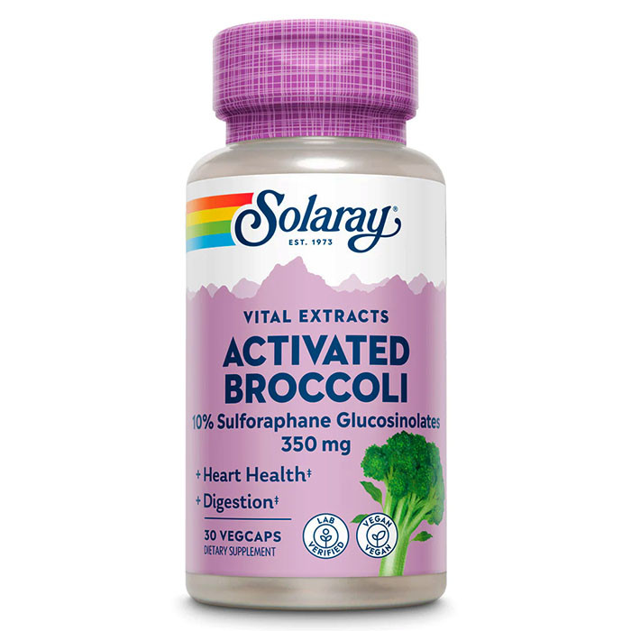 Solaray Activated Broccoli 350 мг 30 капс