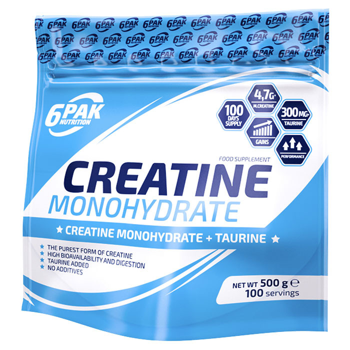 6PAK Nutrition Creatine Monohydrate bag 500 гр