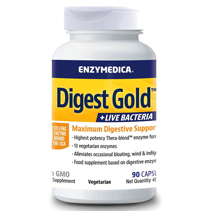 Enzymedica Digest Gold + Probiotics EU 90 капс