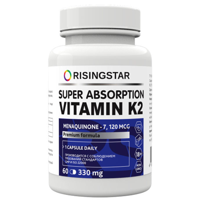 RisingStar Vitamin K2 60 гель-капс