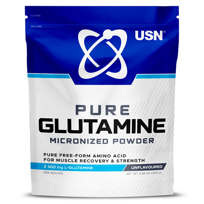 USN Pure Glutamine bag 300 гр