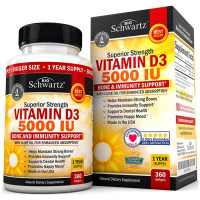 BioSchwartz Vitamin D3 5000 IU 360 гель-капс