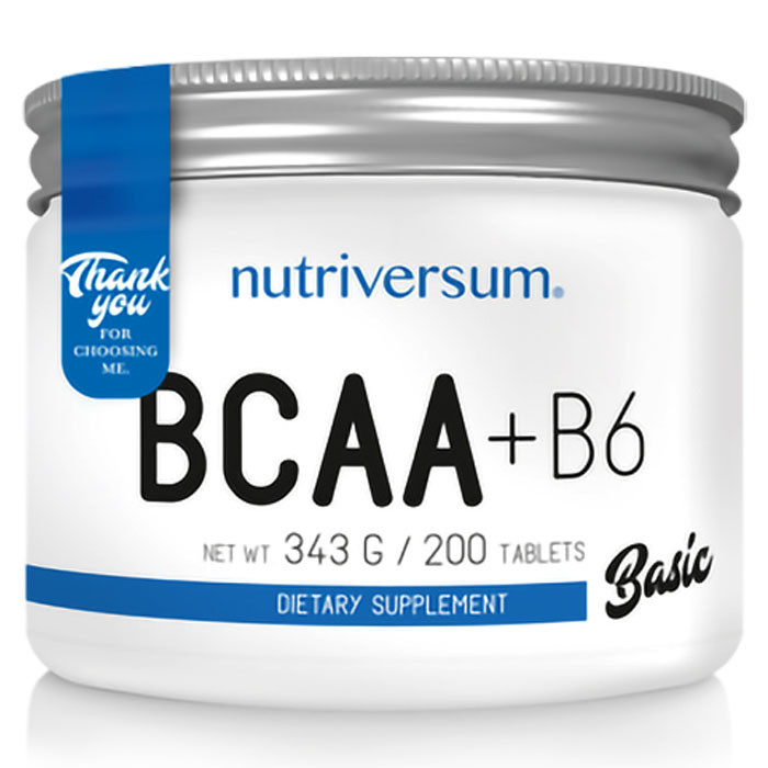 Nutriversum BCAA+B6 (200 таб)