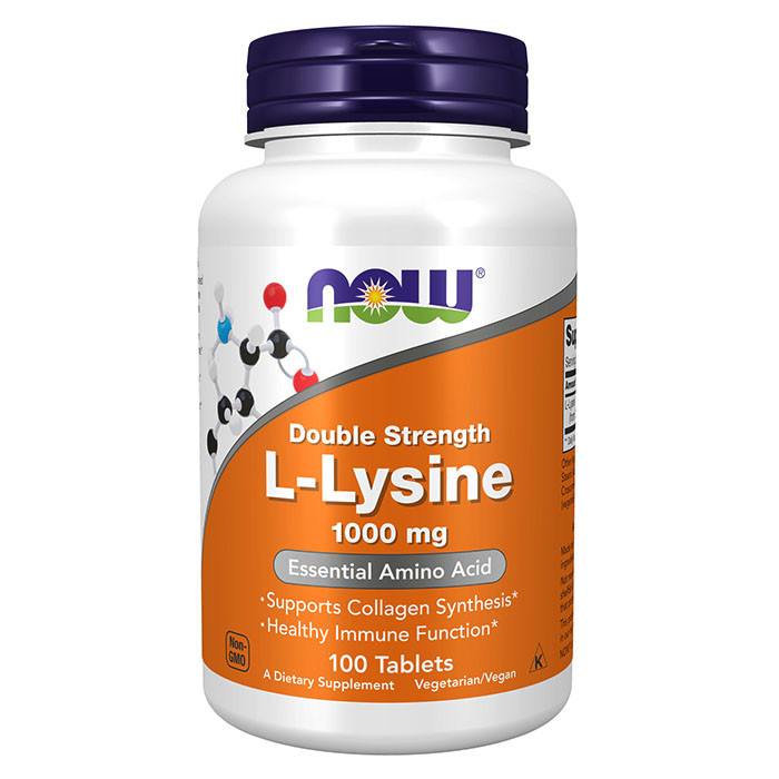 NOW L-Lysine 1000 мг 100 таб