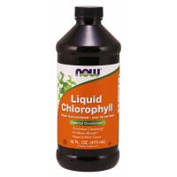 NOW Liquid Chlorophyll &amp; Mint 473 мл
