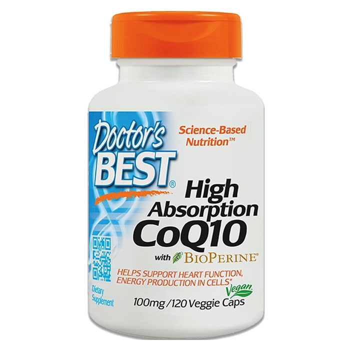 Doctor's Best High Absorption CoQ10 with BioPerine 100 мг (120 гель-капс)