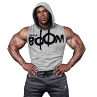 Kevin Levrone LM Hoodie Sleeveless ShaaBoom Grey