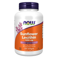 NOW Sunflower Lecithin 1200 мг 100 гель-капс