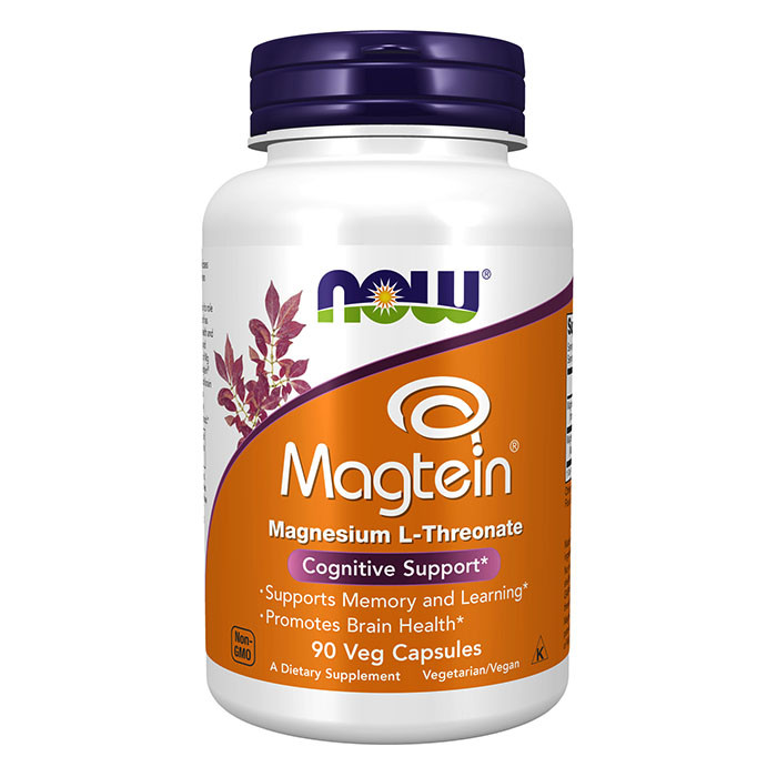 NOW Magtein® Magnesium L-Threonate 90 капс
