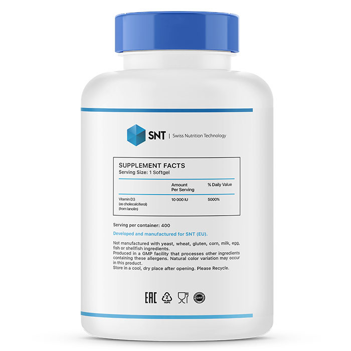 SNT Vitamin D-3 Ultra 10000 400 гель-капс