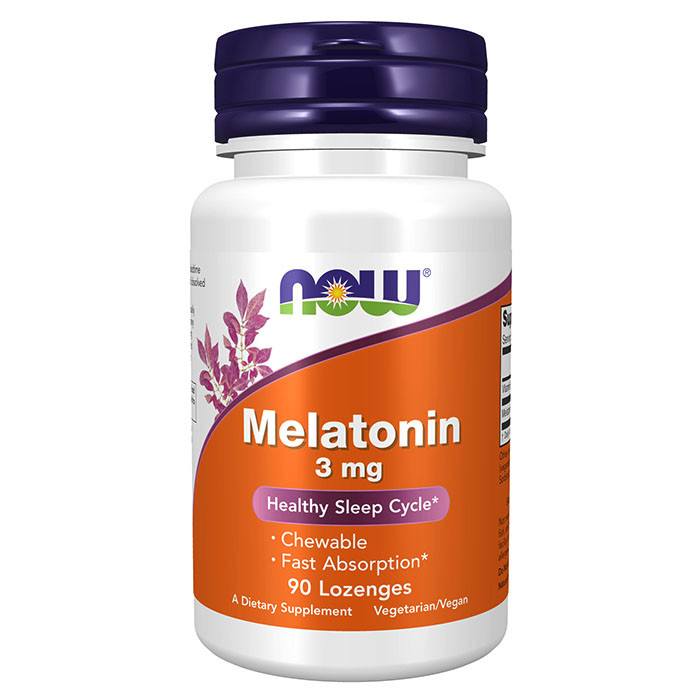 NOW Melatonin 3 мг 90 паст