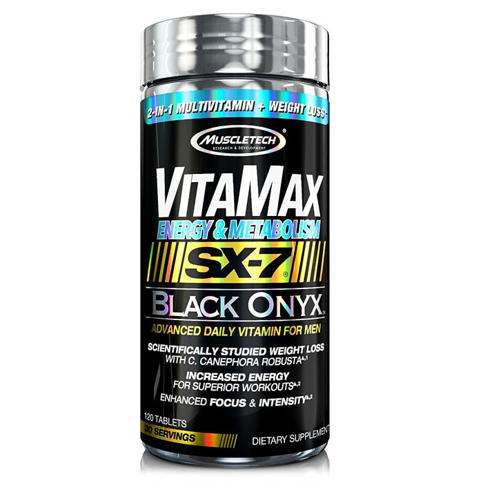 MuscleTech VitaMax Energy&Metabolism SX-7 Black Onyx for Men (120 таб)