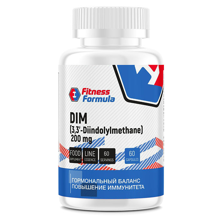 Fitness Formula DIM 3,3’-Diindolylmethane 200 мг 60 капс