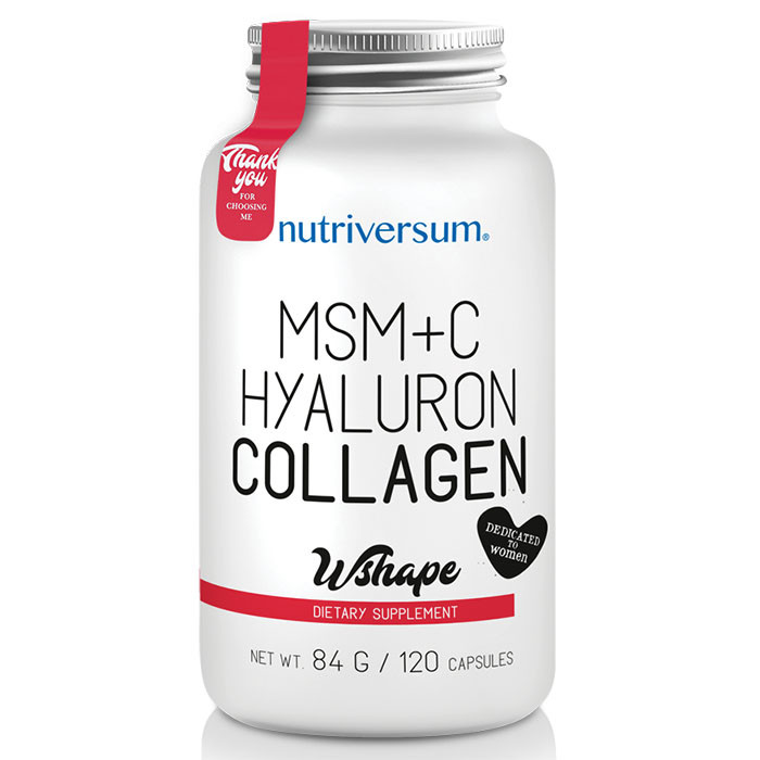 Nutriversum MSM+C Hyaluron Collagen 120 капс