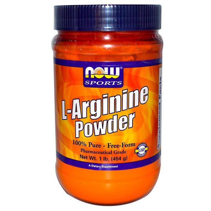 NOW L-Arginine (454 гр)