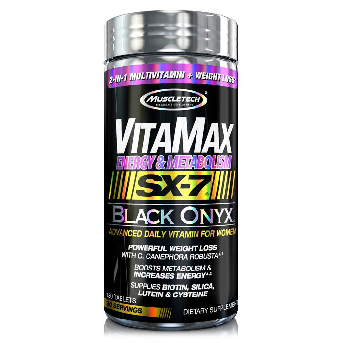 MuscleTech VitaMax Energy&Metabolism SX-7 Black Onyx for Women (120 таб)