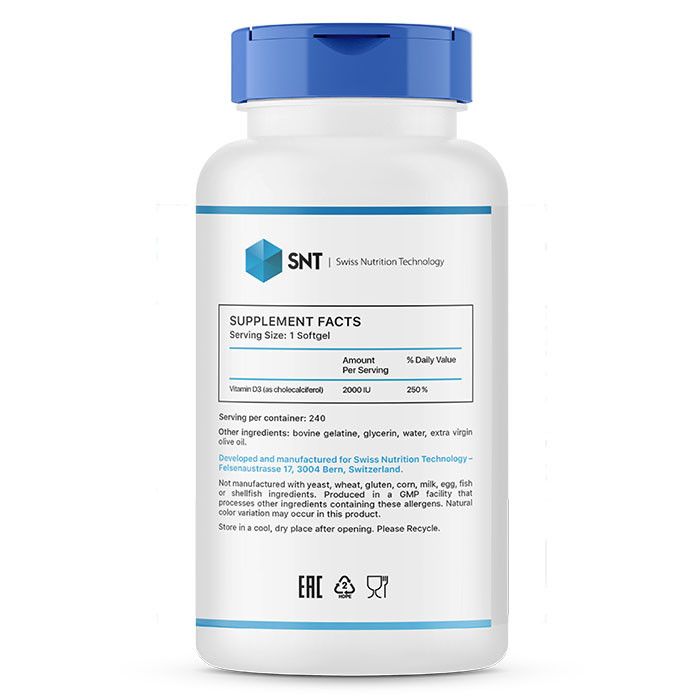 SNT Vitamin D-3 2000 240 гель-капс
